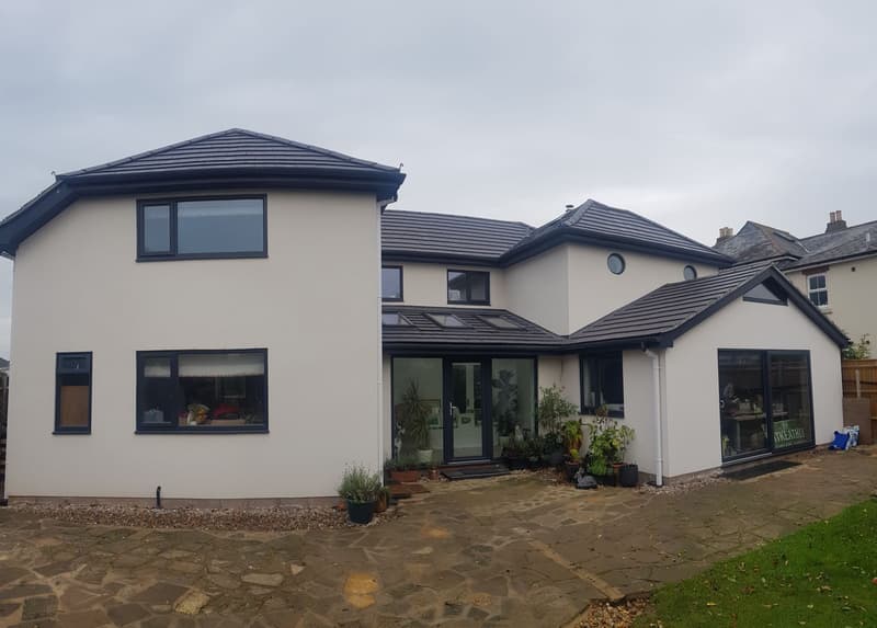 Complete transformation of an older property into a modern design, with extension and balcony in Hill Head by Signature Design Architecture