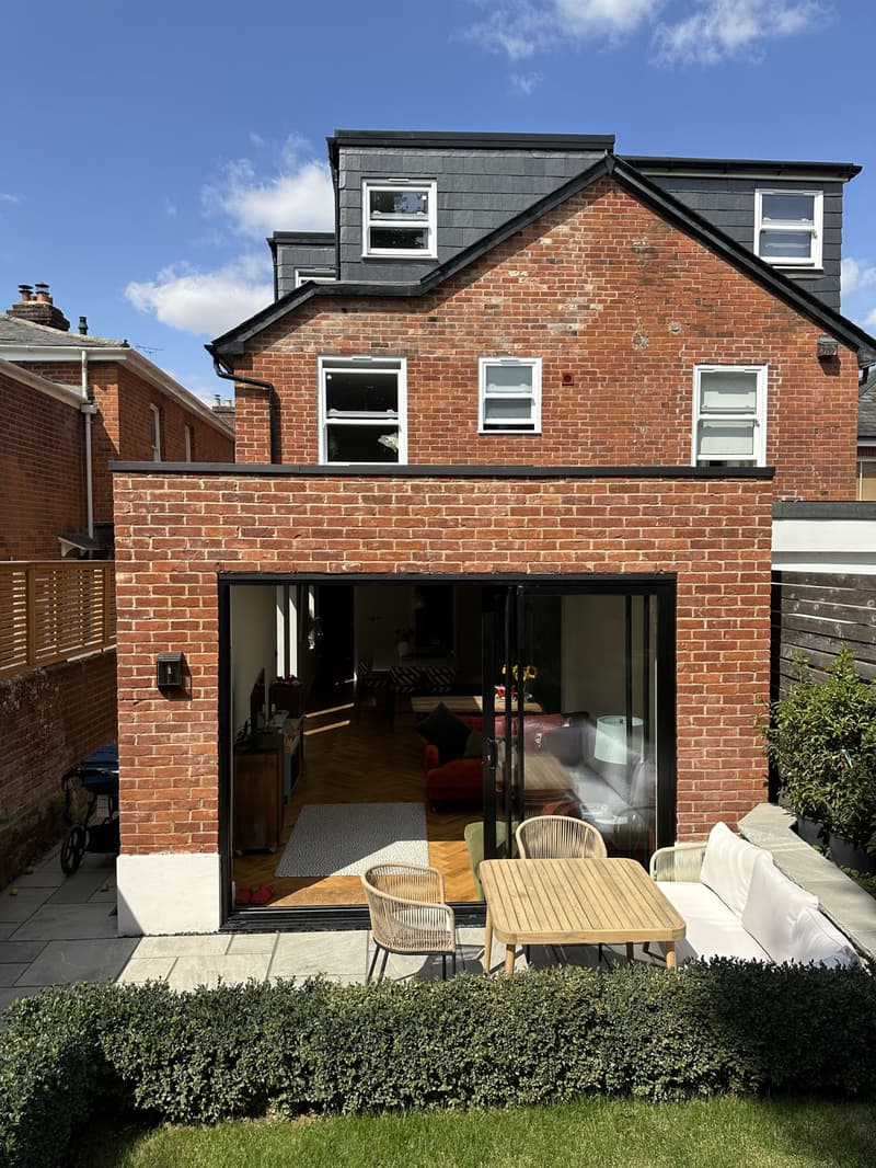 2 bedroom semi to 5 bedroom house, with rear ground and first floor extensions plus loft conversion with dormer in Winchester by Signature Design Architecture